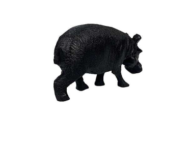 Preview: Handgeschnitztes Hippo aus Ebenholz